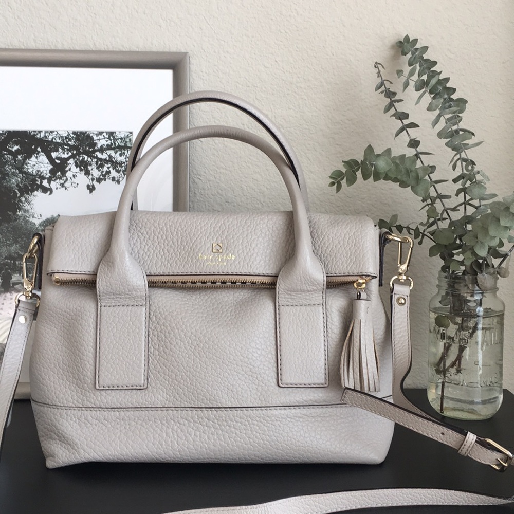 Kate spade grey handbag shoulder bag
